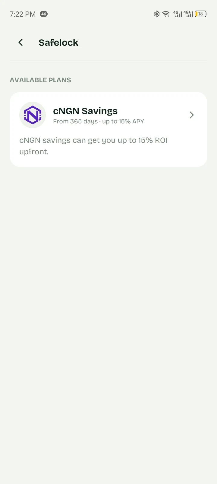 Rimoswap Safelock screen in light mode